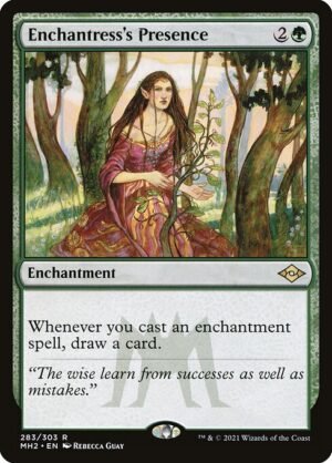 Enchantress's Presence - Etched<br /><span class="collector-number">Collector No. 283</span>