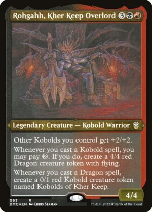 Rohgahh, Kher Keep Overlord - Etched<br /><span class="collector-number">Collector No. 63</span>