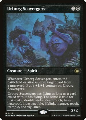 Urborg Scavengers - Etched<br /><span class="collector-number">Collector No. 115</span>
