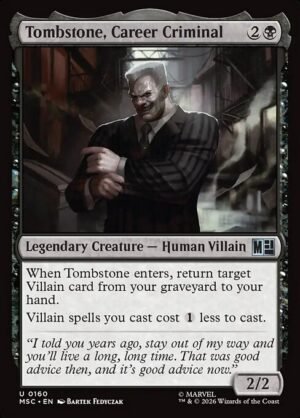 Tombstone, Career Criminal<br /><span class="collector-number">Collector No. 160</span>