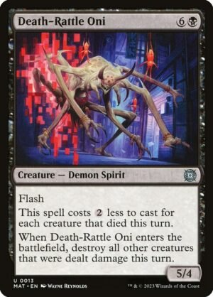 Death-Rattle Oni - Foil<br /><span class="collector-number">Collector No. 13</span>