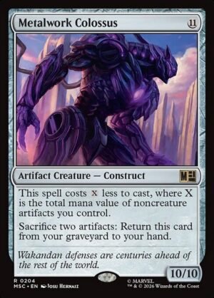 Metalwork Colossus<br /><span class="collector-number">Collector No. 204</span>