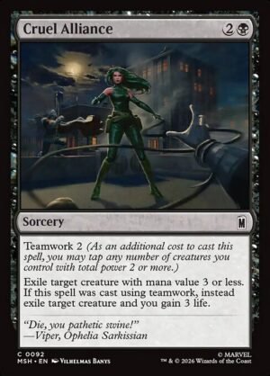 Cruel Alliance<br /><span class="collector-number">Collector No. 92</span>