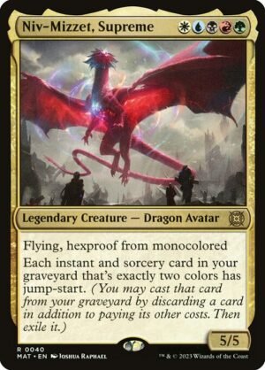 Niv-Mizzet, Supreme - Foil<br /><span class="collector-number">Collector No. 40</span>