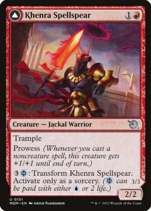 Khenra Spellspear // Gitaxian Spellstalker - Foil<br /><span class="collector-number">Collector No. 151</span>
