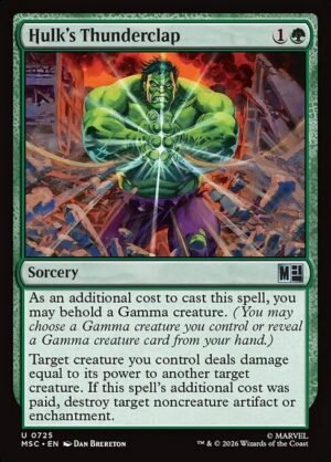 Hulk's Thunderclap - Foil<br /><span class="collector-number">Collector No. 725</span>