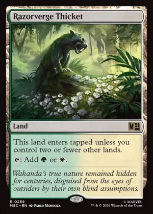 Razorverge Thicket<br /><span class="collector-number">Collector No. 259</span>