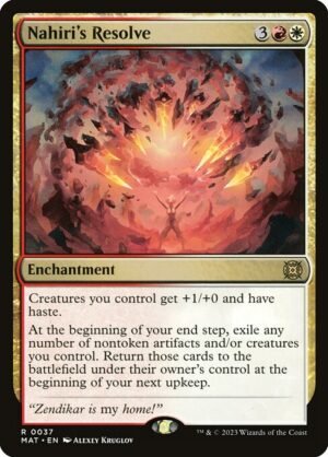 Nahiri's Resolve - Foil<br /><span class="collector-number">Collector No. 37</span>