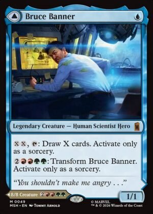 Bruce Banner // The Incredible Hulk<br /><span class="collector-number">Collector No. 49</span>