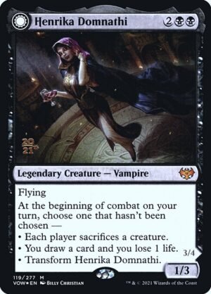 Henrika Domnathi // Henrika, Infernal Seer - Foil<br /><span class="collector-number">Collector No. 119s</span>