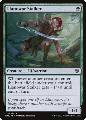 Llanowar Stalker - Foil<br /><span class="collector-number">Collector No. 171</span>