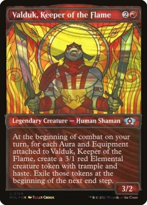 Valduk, Keeper of the Flame - Foil<br /><span class="collector-number">Collector No. 154</span>