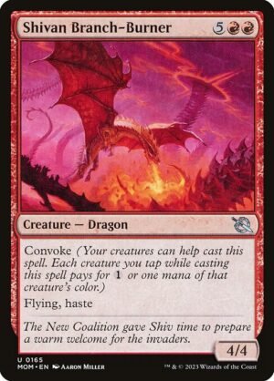 Shivan Branch-Burner - Foil<br /><span class="collector-number">Collector No. 165</span>