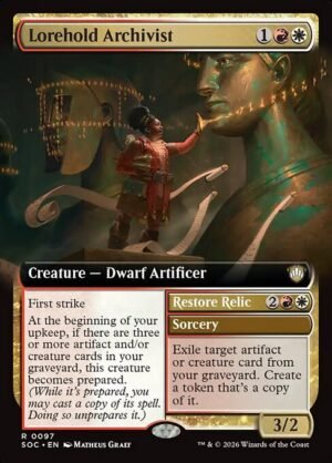 Lorehold Archivist // Restore Relic<br /><span class="collector-number">Collector No. 97</span>