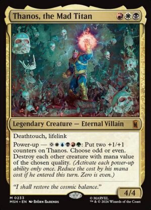 Thanos, the Mad Titan<br /><span class="collector-number">Collector No. 233</span>