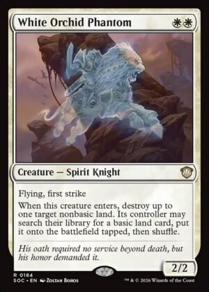 White Orchid Phantom<br /><span class="collector-number">Collector No. 184</span>