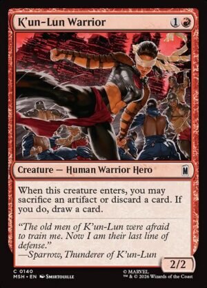 K'un-Lun Warrior<br /><span class="collector-number">Collector No. 140</span>