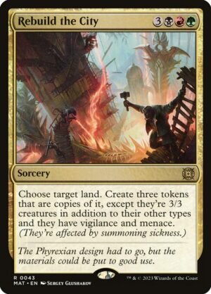 Rebuild the City - Foil<br /><span class="collector-number">Collector No. 43</span>