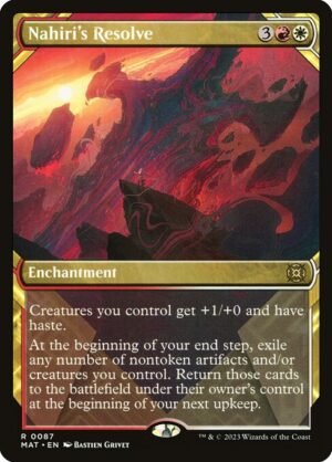 Nahiri's Resolve - Foil<br /><span class="collector-number">Collector No. 87</span>