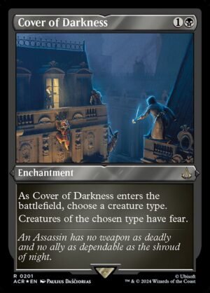 Cover of Darkness - Etched<br /><span class="collector-number">Collector No. 201</span>