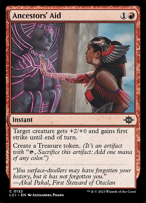 Ancestors' Aid - Foil<br /><span class="collector-number">Collector No. 132</span>