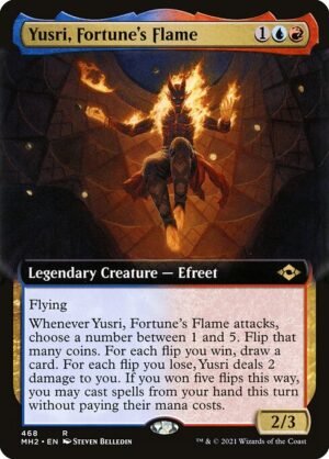 Yusri, Fortune's Flame - Foil<br /><span class="collector-number">Collector No. 468</span>