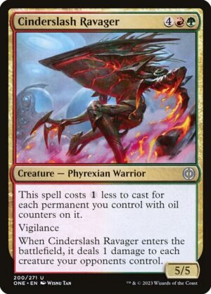 Cinderslash Ravager - Foil<br /><span class="collector-number">Collector No. 200</span>