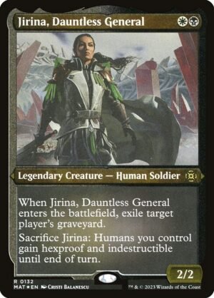 Jirina, Dauntless General - Etched<br /><span class="collector-number">Collector No. 132</span>