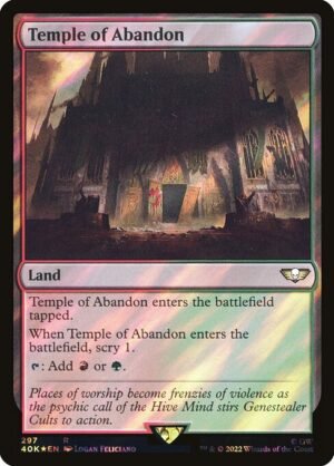 Temple of Abandon Surge - Surge Foil<br /><span class="collector-number">Collector No. 297★</span>