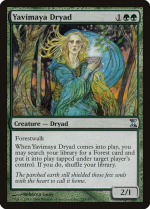 Yavimaya Dryad<br /><span class="collector-number">Collector No. 235</span>
