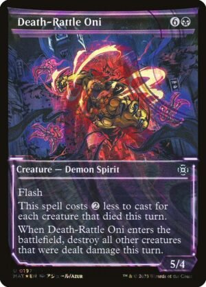 Death-Rattle Oni - Foil<br /><span class="collector-number">Collector No. 197</span>