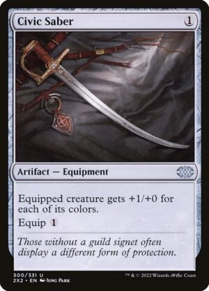 Civic Saber - Foil<br /><span class="collector-number">Collector No. 300</span>