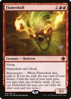 Flameskull<br /><span class="collector-number">Collector No. 143p</span>