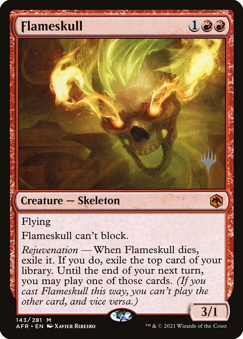 Flameskull<br /><span class="collector-number">Collector No. 143p</span>