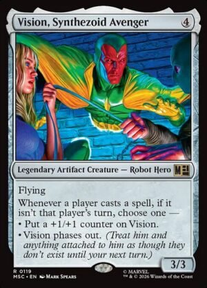 Vision, Synthezoid Avenger<br /><span class="collector-number">Collector No. 119</span>