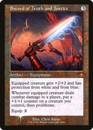 Sword of Truth and Justice - Foil<br /><span class="collector-number">Collector No. 32</span>