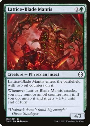 Lattice-Blade Mantis - Foil<br /><span class="collector-number">Collector No. 173</span>