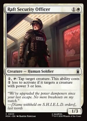 Raft Security Officer<br /><span class="collector-number">Collector No. 33</span>
