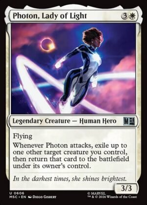 Photon, Lady of Light<br /><span class="collector-number">Collector No. 606</span>