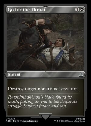 Go for the Throat - Etched<br /><span class="collector-number">Collector No. 205</span>