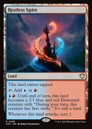 Restless Spire<br /><span class="collector-number">Collector No. 399</span>