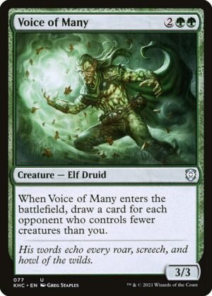 Voice of Many<br /><span class="collector-number">Collector No. 77</span>