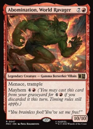 Abomination, World Ravager<br /><span class="collector-number">Collector No. 47</span>