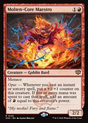 Molten-Core Maestro<br /><span class="collector-number">Collector No. 125p</span>