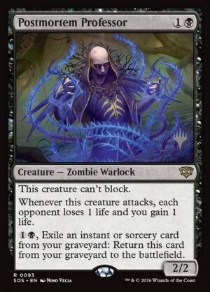 Postmortem Professor<br /><span class="collector-number">Collector No. 93p</span>