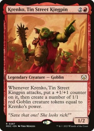 Krenko, Tin Street Kingpin<br /><span class="collector-number">Collector No. 287</span>