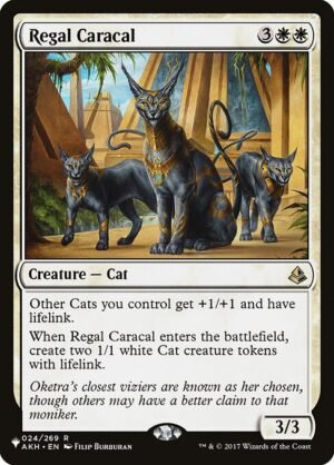 Regal Caracal<br /><span class="collector-number">Collector No. AKH-24</span>