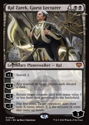 Ral Zarek, Guest Lecturer<br /><span class="collector-number">Collector No. 97p</span>
