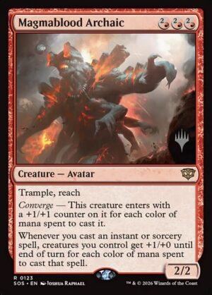 Magmablood Archaic - Foil<br /><span class="collector-number">Collector No. 123p</span>