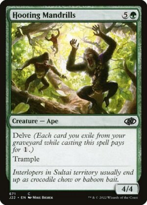 Hooting Mandrills<br /><span class="collector-number">Collector No. 671</span>